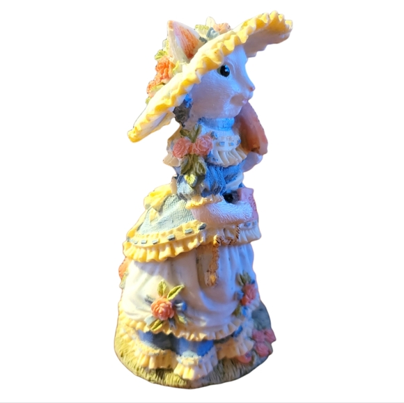 VTG Anthropomorphic Rabbit Figure International Victorian Samantha White Easter - Picture 3 of 6
